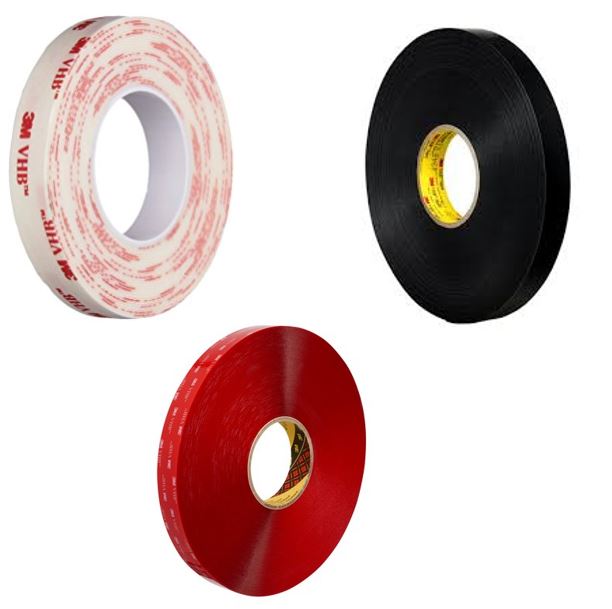 49123122 3M VHB 4912F WIT 12 MM X 16,5 M ROL DUBBELZIJDIGE TAPE 2 MM DIK